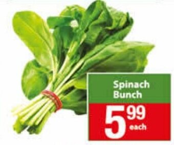 Check Save Spinach Bunch offer