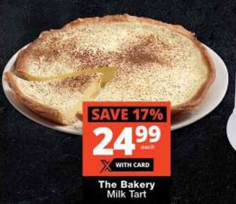 The Bakery Milk Tart