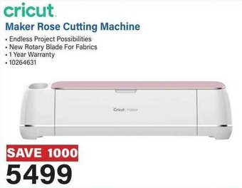 Incredible Connection Cricut Maker Rose Cutting Machine offer