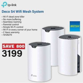 Incredible Connection Tp-Link Deco S4 Wifi Mesh System offer