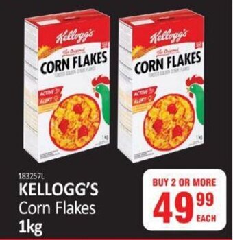 KitKat Cash and Carry Kellogg's Corn Flakes 1kg buy 2 or more offer