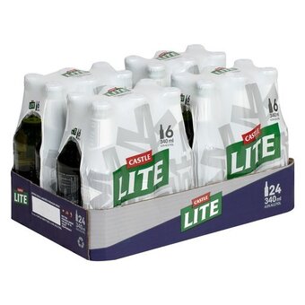 Castle lite beer 330ml x 24