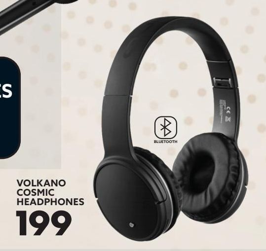 Bluetooth headphones volkano offer at Ackermans