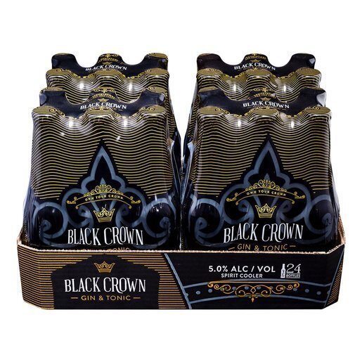 Black crown gin & tonic 275ml x 24 offer at Pick n Pay Liquor