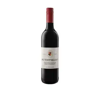Du toitskloof pinotage/merlot/ruby cabernet (1 x 750ml)