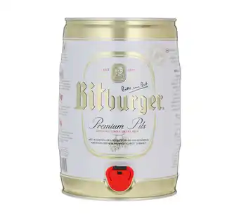 Makro’s liquor Bitburger imported premium pilsner keg (1 x 5l) offer