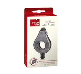 Vacu vin transparent wine aerator