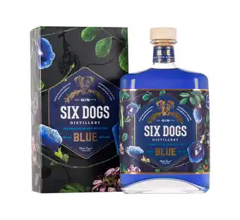 Makro’s liquor Six dogs handcrafted blue gin (1 x 750 ml) offer