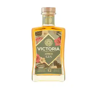 Victoria amber gin 750ml