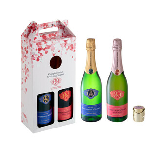 Makro’s liquor Robertson sparkling brut & brut rose with sparkling stopper gift pack (1 x 750ml) offer