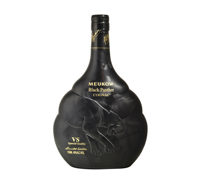 Meukow vs black panther limited edition cognac (1 x 750ml) offer at