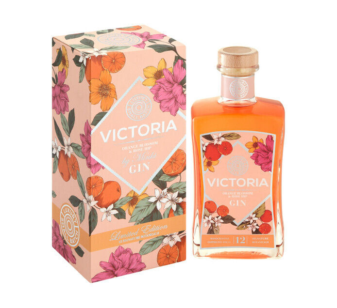 Victoria sweet rose and orange blossom gin by minki (1 x 750 ml) offer