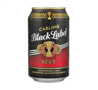Makro’s liquor Carling black label can 330ml offer