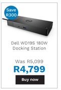 First Shop Dell wd19s 180w docking station offer