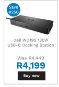 First Shop Dell wd19s 130w usb-c docking station offer