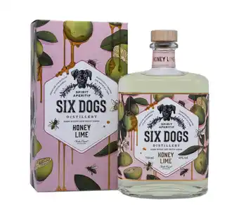 Six dogs infused with farm honey and zesty lime (1 x 750ml)