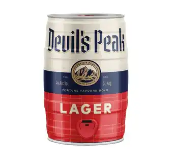 Devils peak lager keg (1 x 5l)