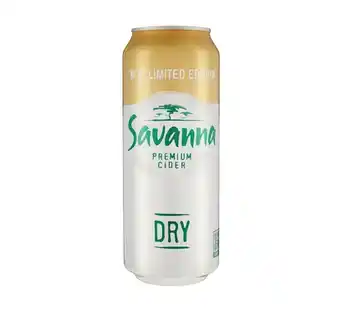Makro’s liquor Savanna dry can (12 x 500ml) offer
