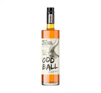 Odd ball whisky and peanut butter flavoured liqueur (1 x 750 ml)