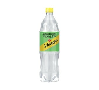 Makro’s liquor Schweppes soft drink 1lt, cucumber offer