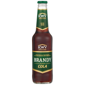 Kwv brandy & cola bottle 275ml