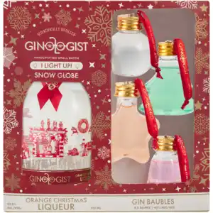 Checkers Liquor Shop Ginologist snowglobe orange christmas liqueur with gin baubles gift box offer