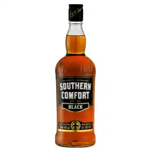 Southern comfort black whiskey bottle 750ml