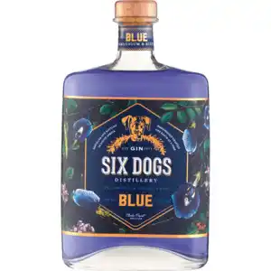 Checkers Liquor Shop Six dogs blue gin bottle 750ml offer