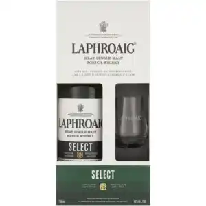 Checkers Liquor Shop Laphroaig select islay single malt scotch whisky 750ml gift pack offer