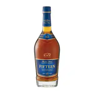 Kwv 15 year old brandy bottle 750ml