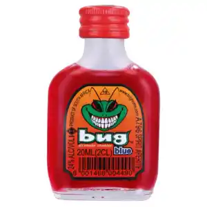 Checkers Liquor Shop Bug blue red shooter bottle 20ml offer