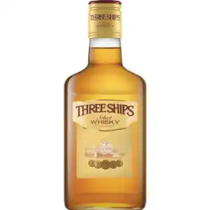 Three ships premium select whisky bottle 200ml