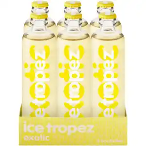 Ice tropez exotic ginger cocktail bottles 6 x 275ml