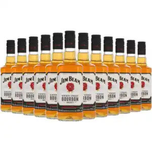 Checkers Liquor Shop Jim beam white label kentucky straight bourbon whiskey bottles 12 x 750ml offer
