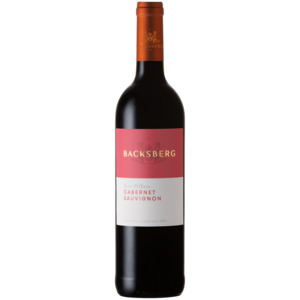 Backsberg cabernet sauvignon red wine bottle 750ml