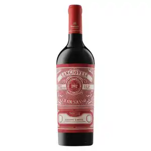 Gran sasso sangiovese red wine bottle 750ml