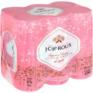 Checkers Liquor Shop J.c. le roux vivante la fleurette light sparkling red wine cans 6 x 250ml offer