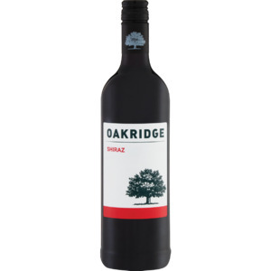 Checkers Liquor Shop Oakridge shiraz red wine bottle 750ml offer