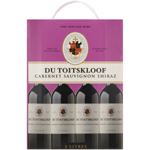 Checkers Liquor Shop Du toitskloof cabernet sauvignon shiraz red wine bottle 3l offer