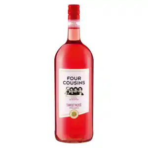 Checkers Liquor Shop Four cousins natural sweet rosé wine bottle 1.5l offer