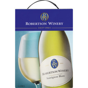 Robertson winery sauvignon blanc white wine box 3l