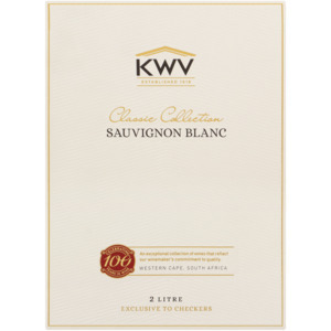Checkers Liquor Shop Kwv classic sauvignon blanc white wine box 2l offer