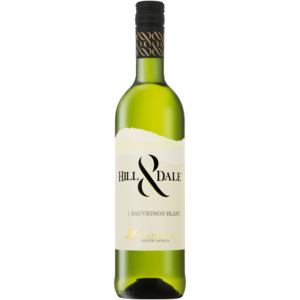 Hill & dale sauvignon blanc white wine bottle 750ml