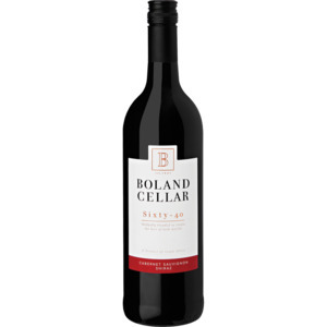 Boland cellar sixty-40 cabernet sauvignon shiraz blended red wine bottle 750ml