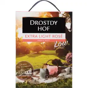 Checkers Liquor Shop Drostdy hof extra light rosé wine box 3l offer