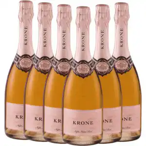 Krone night nectar demi sec rosé sparkling wine bottles 6 x 750ml