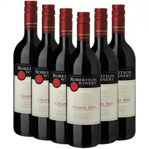 Robertson winery chapel red cabernet sauvignon merlot bottles 6 x 750ml
