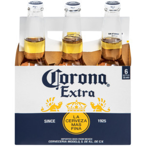 Corona extra beer bottles 6 x 355ml