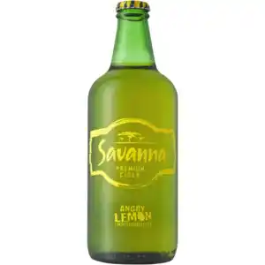 Checkers Liquor Shop Savanna angry lemon premium cider bottle 500ml offer