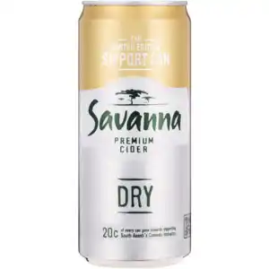Checkers Liquor Shop Savanna dry limited edition cider can 300ml offer